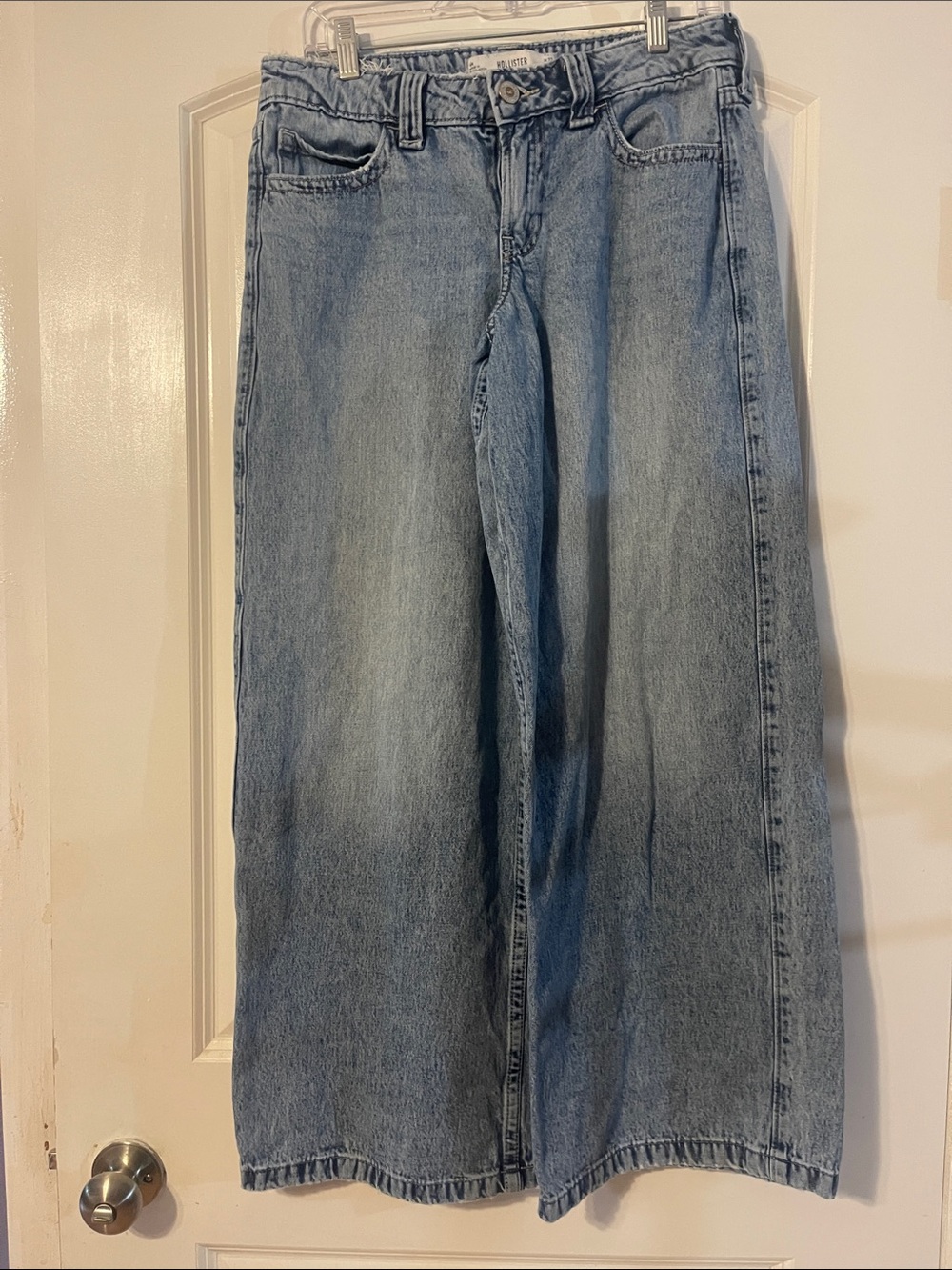 Hollister Light Blue Wide Leg Jeans